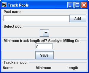 track pools
