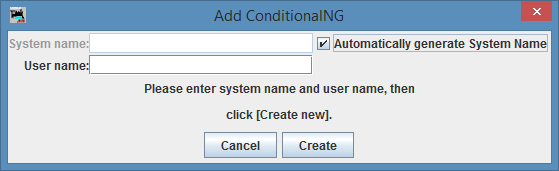 jmri conditional systemname